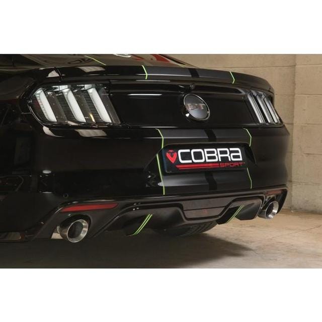 Cobra Exhaust Ford Mustang 5.0 V8 GT Convertible (2015-18) 2.5" Venom Box Delete Axle Back Performance Exhaust