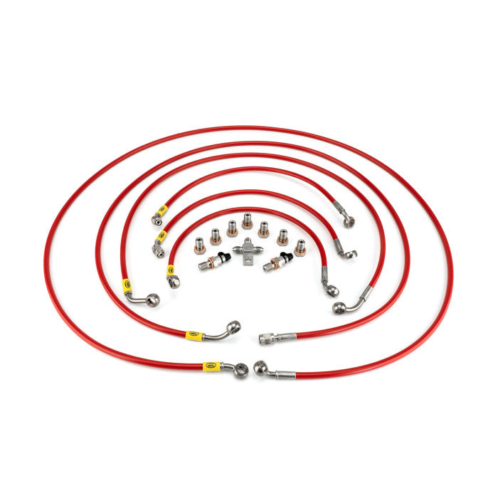 HEL Performance HBF0622 Flexible ABS Replacement Brake Lines Stainless Steel Braided | ML Performance Car Parts