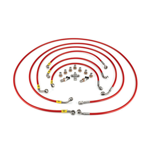 HEL Performance HBF0622 Flexible ABS Replacement Brake Lines Stainless Steel Braided | ML Performance Car Parts