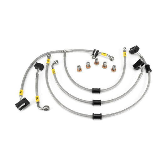 HEL Performance HBF2039 Flexible ABS Replacement Brake Lines Stainless Steel Braided | ML Performance Car Parts