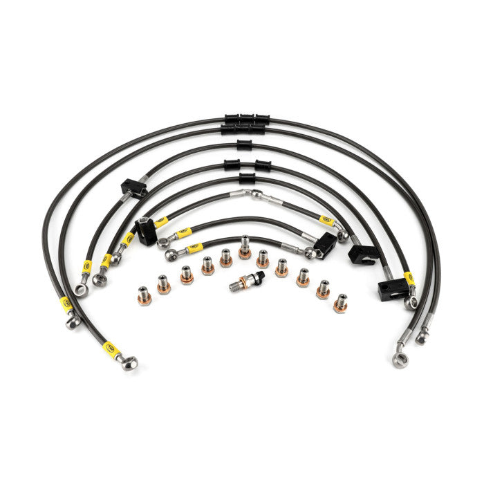 HEL Performance HBF2708 Standard Replacement Brake Lines Stainless Steel Braided | ML Performance Car Parts