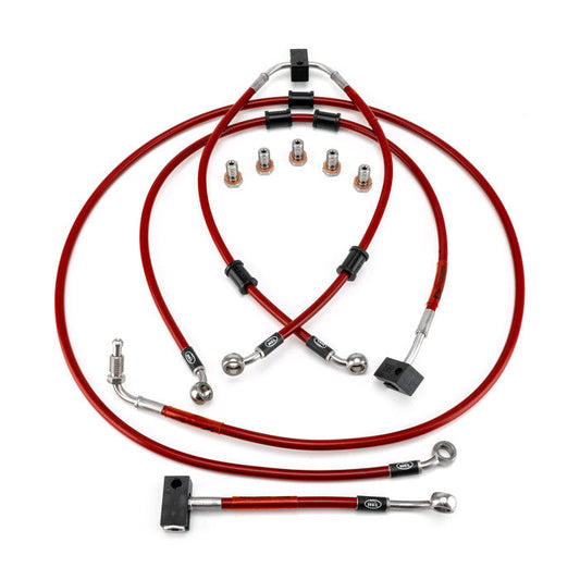 HEL Performance HBF7012 Flexible ABS Replacement Brake Lines Stainless Steel Braided | ML Performance Car Parts