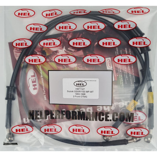 HEL Performance CL-HBF7327-FRONT Over The Mudguard Braided Brake Lines | ML Performance Car Parts