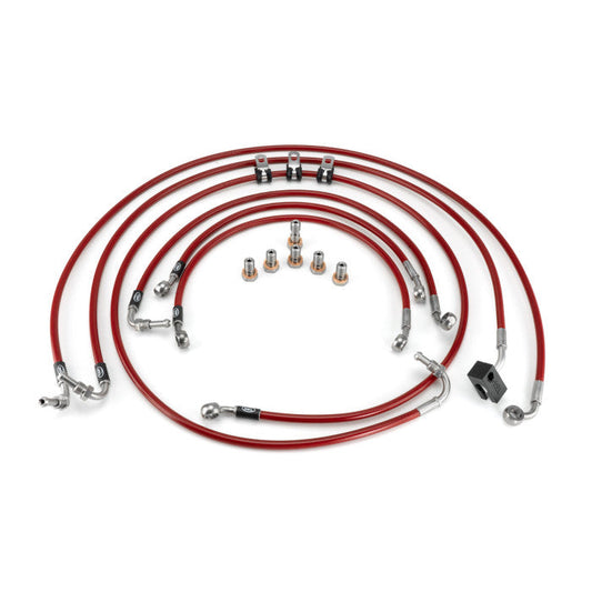 HEL Performance HBF8027 Flexible ABS Replacement Brake Lines Stainless Steel Braided | ML Performance Car Parts