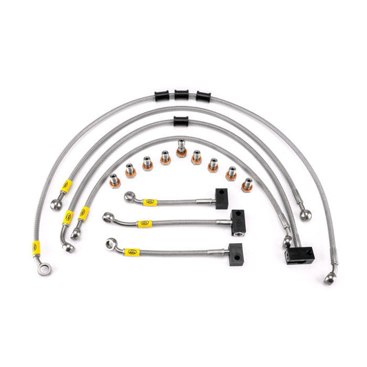 HEL Performance HBF9012 Flexible ABS Replacement Brake Lines Stainless Steel Braided | ML Performance Car Parts