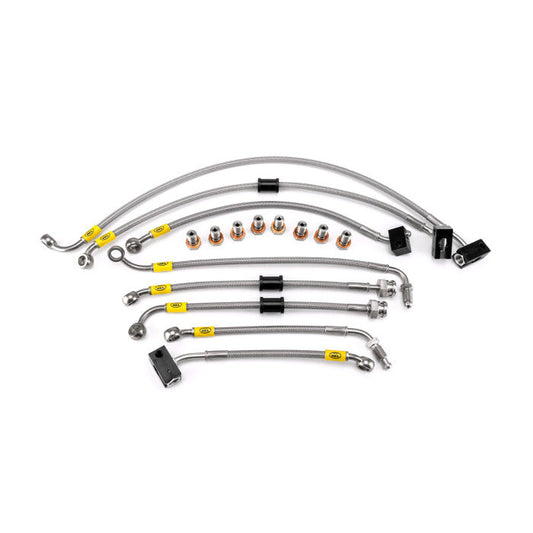 HEL Performance HBF9032 Flexible ABS Replacement Brake Lines Stainless Steel Braided | ML Performance Car Parts