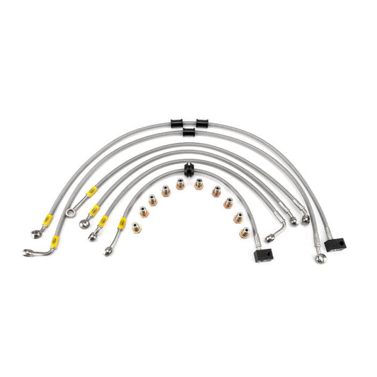 HEL Performance HBF9036 Flexible ABS Replacement Brake Lines Stainless Steel Braided | ML Performance Car Parts