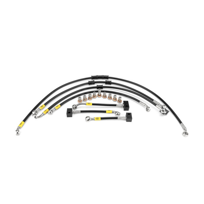HEL Performance HBF9685 Flexible ABS Replacement Brake Lines Stainless Steel Braided | ML Performance Car Parts