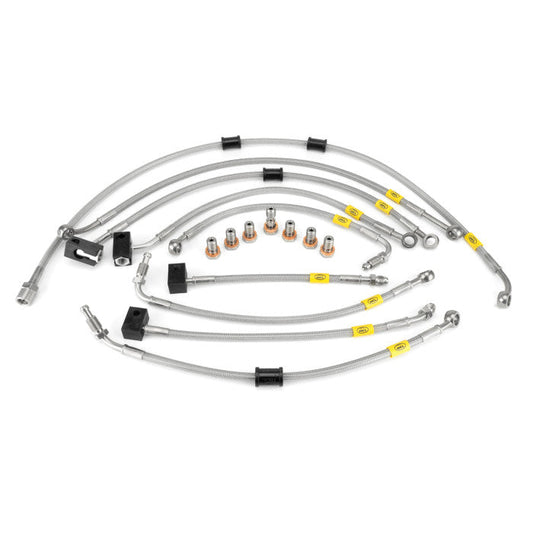 HEL Performance HBF9782 Flexible ABS Replacement Brake Lines Stainless Steel Braided | ML Performance Car Parts