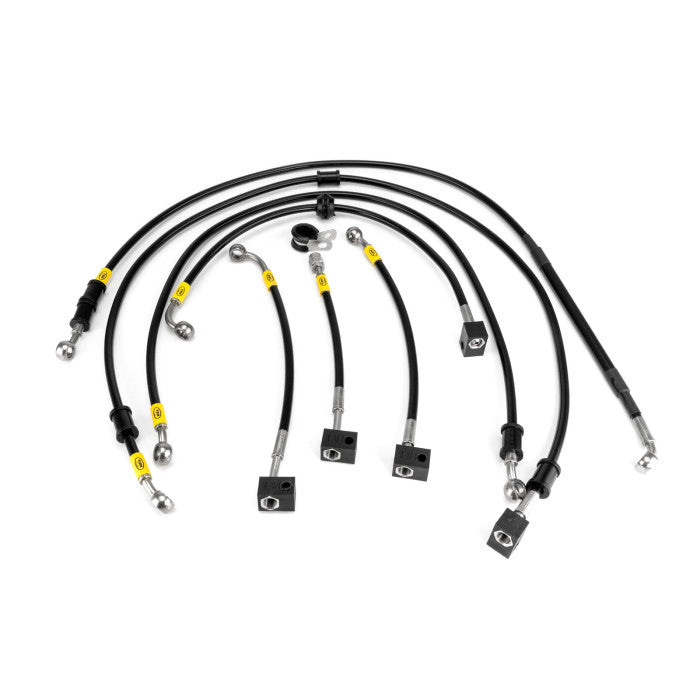 HEL Performance HBF2018 Flexible ABS Replacement Brake Lines Stainless Steel Braided | ML Performance Car Parts