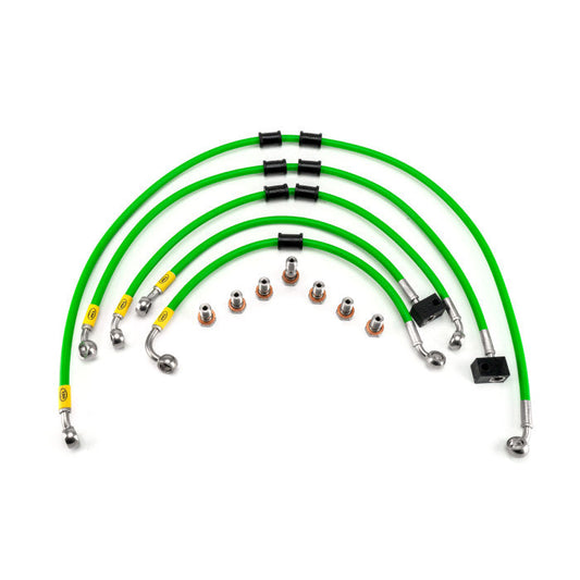 HEL Performance HBF4007 Flexible ABS Replacement Brake Lines Stainless Steel Braided | ML Performance Car Parts