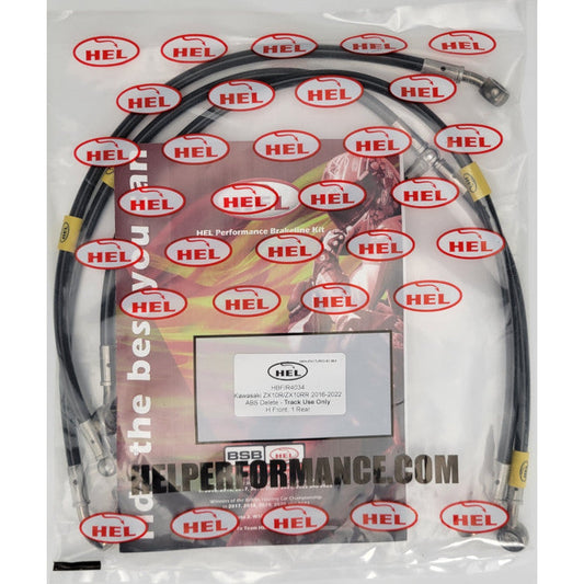 HEL Performance CL-HBK4034 Stainless Steel Braided Brake Lines (ABS Delete 'H' Layout) | ML Performance Car Parts