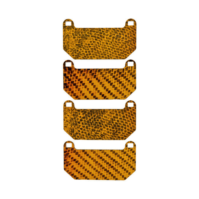 HEL Performance HCFS-2-006 Carbon Fibre Brake Pad Shims with Brembo Calipers | ML Performance Car Parts