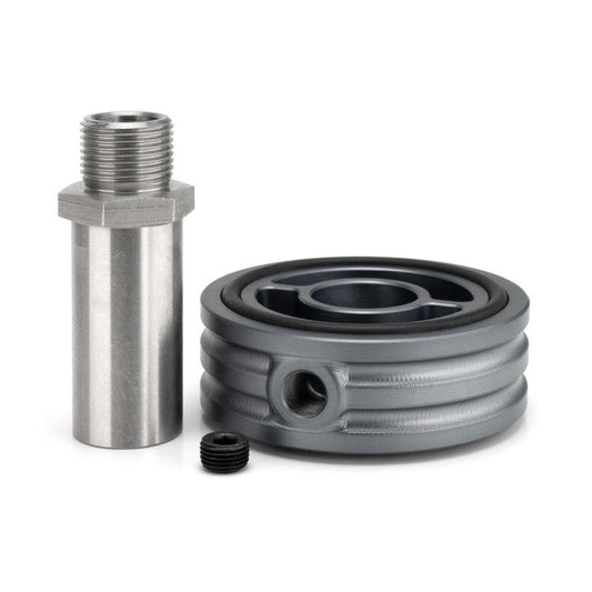 HEL Performance HEL-SPS-SENS Oil Filter Sandwich Plate Spacer with 1/8" NPT Sensor Ports | ML Performance Car Parts