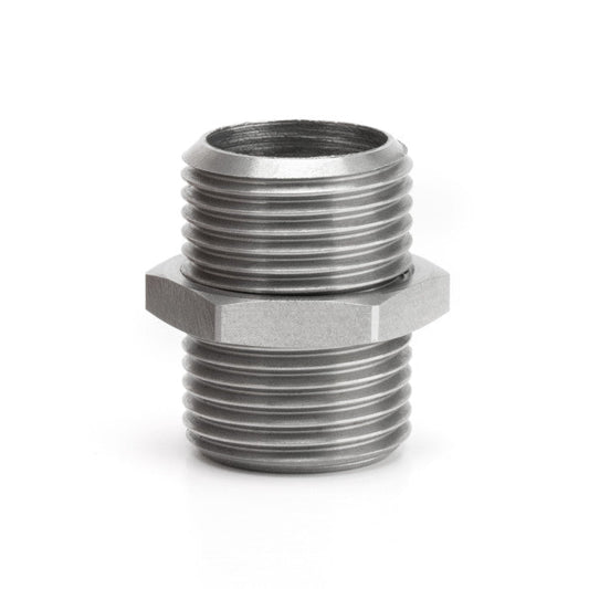 HEL Performance HSB-SCB-MM-ADAPTER Centre Bolt/Oil Filter Housing Threaded Male Straight Adapter (with Locknut) | ML Performance Car Parts