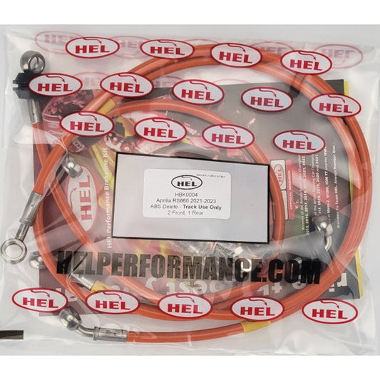 HEL Performance CL-HBK0004 ABS Delete Full Length Race Brake Lines Stainless Steel Braided | ML Performance Car Parts