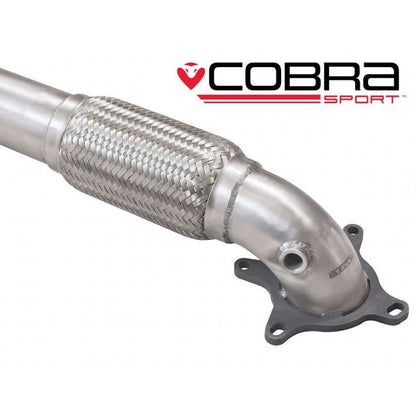 Cobra Exhaust Seat Leon Cupra R Mk2 1P 2.0 T FSI (10-12) Sports Cat / De-Cat Front Downpipe Performance Exhaust