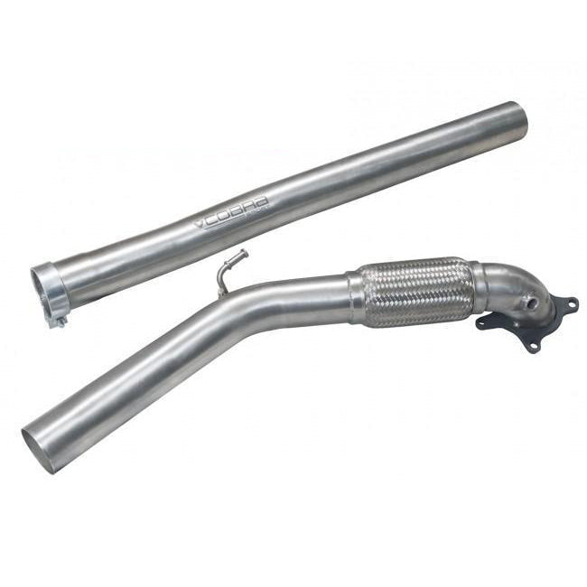 Cobra Exhaust Seat Leon FR Mk2 1P 2.0 T FSI (06-13) Sports Cat / De-Cat Front Downpipe Performance Exhaust