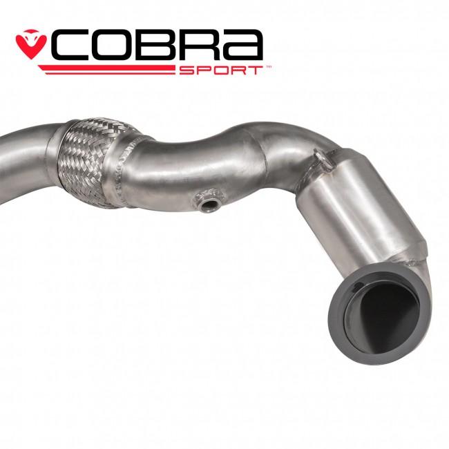 Cobra Exhaust VW Golf GTI (Mk7.5) 2.0 TSI (5G) (2017-20) Sports Cat / De-Cat Front Downpipe Performance Exhaust