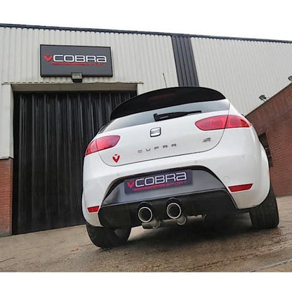 Cobra Exhaust Seat Leon Cupra R Mk2 1P 2.0 T FSI (10-12) Turbo Back Performance Exhaust