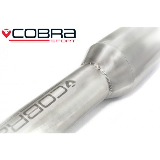 Cobra Exhaust Vauxhall Corsa D VXR (07-09) Secondary Sports Cat / De-Cat Front Pipe Performance Exhaust