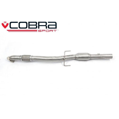 Cobra Exhaust Vauxhall Corsa D VXR (07-09) Secondary Sports Cat / De-Cat Front Pipe Performance Exhaust