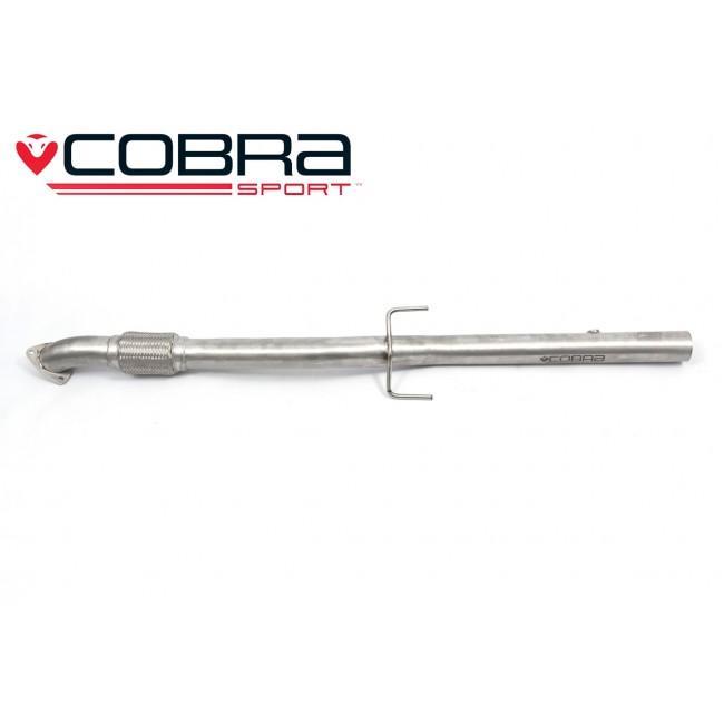 Cobra Exhaust Vauxhall Corsa D VXR (07-09) Secondary Sports Cat / De-Cat Front Pipe Performance Exhaust