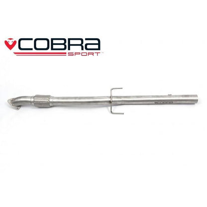 Cobra Exhaust Vauxhall Corsa D 1.6 SRI (07-09) Secondary Sports Cat / De-Cat Front Pipe Performance Exhaust